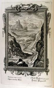 The Third Day of Creation: The Seas are created by Johann Jakob Scheuchzer
