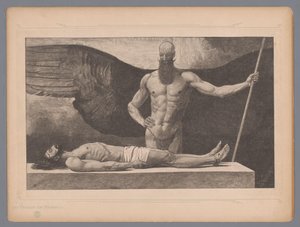 Christ in the Sarcophagus with an Angel