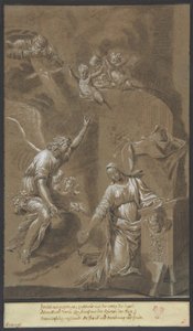 The Annunciation, late 17th century by Johann Jakob von Sandrart