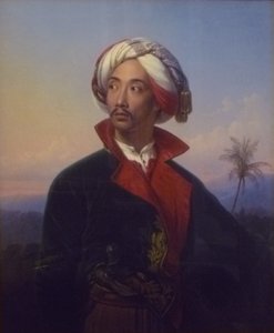 Portrait of Prince Raden Saleh Syarif Bustaman (1811-1880) by Johann Karl Bähr