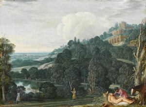 An Extensive Landscape with The Good Samaritan