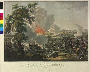 Battle of Marengo on 14 June 1800 by Johann Lorenz Rugendas