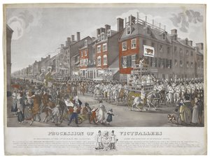 Procession of Victuallers of Philadelphia, on the 15th of March 1821 by Johann Ludwig  Krimmel