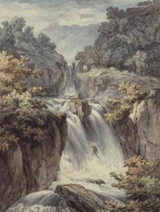 The Waterfall by Johann Ludwig Alberli