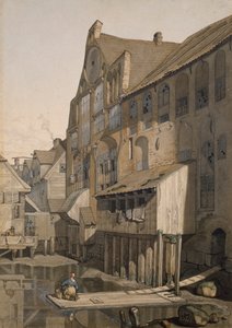 North Side of the St. Johannis Klosters in Hamburg by Johann Martin Gensler