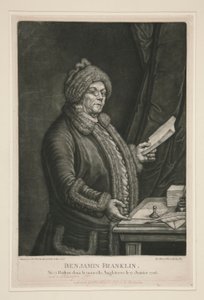 Benjamin Franklin by Johann Martin Will