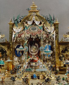 The Court at Delhi on the Anniversary of the Great Moghul Aureng-Zeb by Johann Melchior Dinglinger
