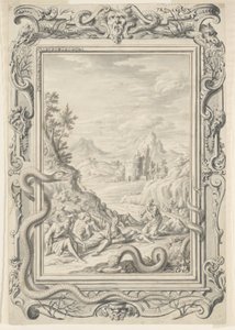 Study for Serpents Sent to Destroy the Sinners, Plate 360, Physica Sacra