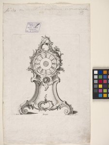 Clock by Johann Michael Hoppenhaupt