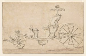 Design for a Cabriolet by Johann Michael Hoppenhaupt II