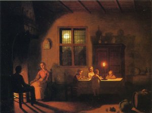 Evening at Home by Johann Mongels Culverhouse