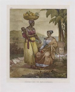 Black Women from Rio de Janeiro, from Malerische Reise in Brasilien