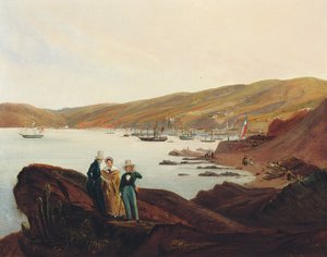 El Membrillo Beach, Near Valparaiso, 1844