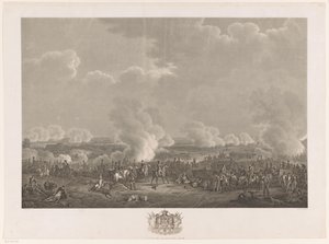 Battle of Waterloo, 1815 by Johann Nepomuk Gibèle