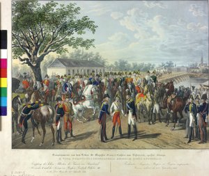 Reception of the Allies Monarch in Vienna 1814 by Johann Nepomuk Hoechle