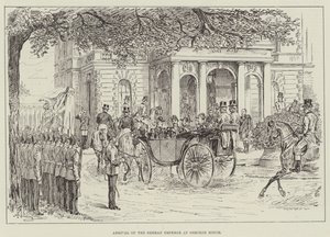 Arrival of the German Emperor at Osborne House by Johann Nepomuk Schonberg