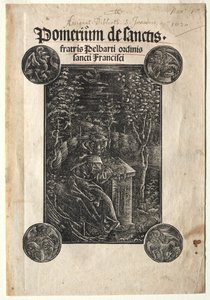 Pelbart of Temesvar Studying in a Garden