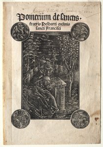 Pelbart of Temesvar Studying in a Garden
