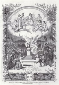 Final scene from The Awakening of the Arts, celebrating the centenary of Beethoven