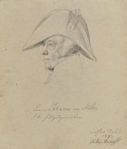 Baron Johann von Hiller by Johann Peter Krafft