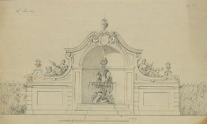 Fountain in the Peach Garden of the Upper Belvedere