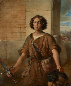 David with the Head of Goliath by Johann Peter Krafft