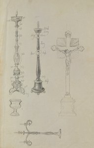 Detail Study for the Laying Out of Juliana Krafft and Her Daughter Ludovica by Johann Peter Krafft