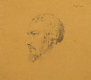 Study of a Bearded Man by Johann Peter Krafft