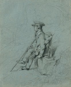 Study of a Resting Painter by Johann Peter Krafft
