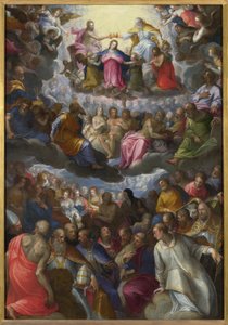 The Coronation of the Virgin by Johann Rottenhammer