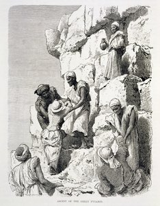 Ascent of the Great Pyramid by Johann Rudolph the Elder Huber