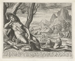 Africa The Four Continents (series title) by Johann Sadeler (I)