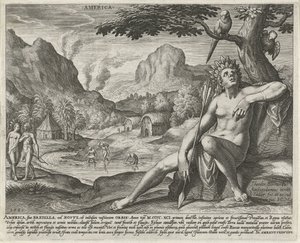 America (The Four Continents) by Johann Sadeler (I)