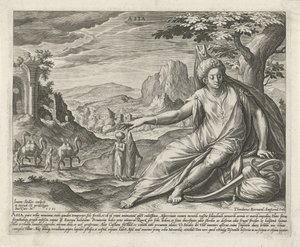 Asia, The Four Continents (series title) by Johann Sadeler (I)