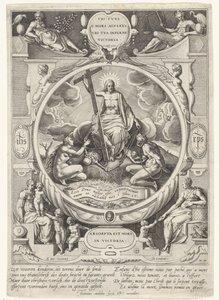 Christ as Conqueror of Death and Sin by Johann Sadeler (I)