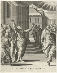 Christ Praying to God by Johann Sadeler (I)