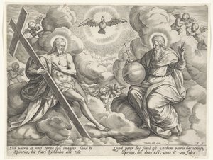 The Holy Trinity in the Clouds by Johann Sadeler (I)