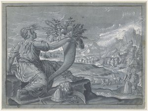 Europa by Johann Sadeler (I)