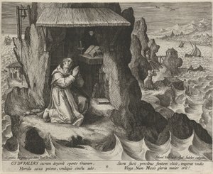 Saint Gudwal of Wales as a Hermit