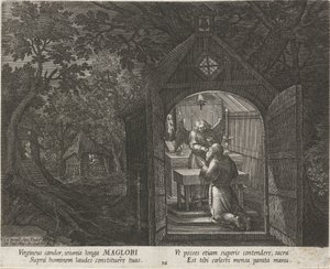 Saint Maglor as a Hermit