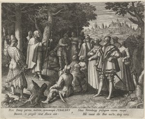 Saint Sebald of Nuremberg as a Hermit by Johann Sadeler (I)