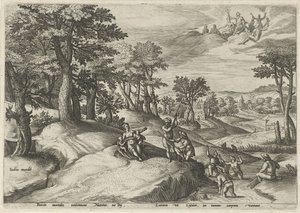 Leto (Latona) Turns the Lycians into Frogs (Landscapes with Mythological Scenes)
