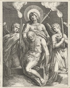 Pietà by Johann Sadeler (I)
