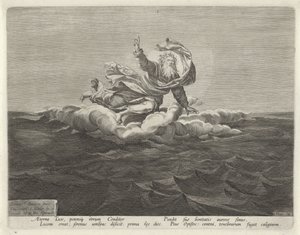 Creation of Light and Darkness (Creation of the World series) by Johann Sadeler (I)