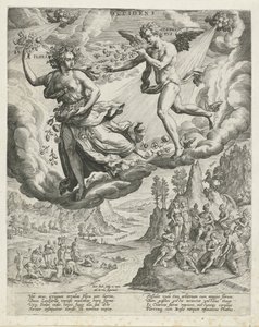 West Wind (The Four Winds) by Johann Sadeler (I)