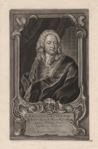 Johann Mattheson, Engraved by Johann Jakob Haid, c.1744