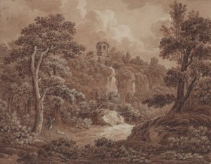 An Arcadian Landscape with a Huntsman and His Dog by Johann Sebastian Bach