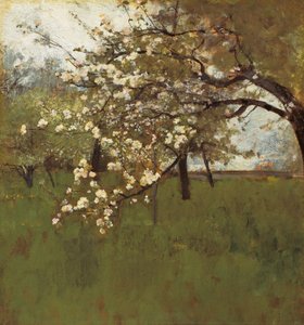 Blossoming Apple Tree by Johann Sperl