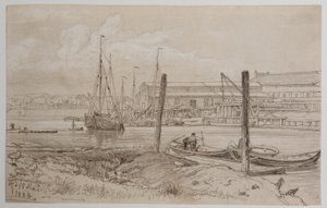 At Reiherstieg by Johann Theobald Riefesell