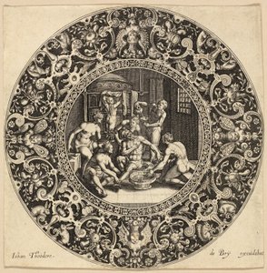 Bath of Sardanapalus by Johann Theodor de Bry